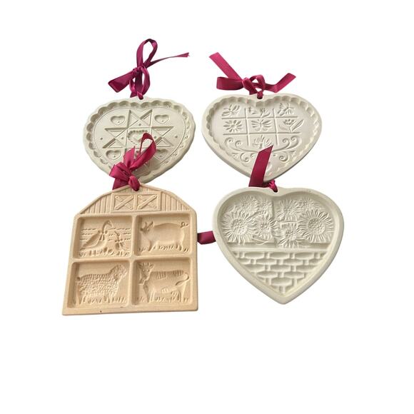 Pampered chef cookie molds- 1990s- Preowned- Lot of 4 - Picture 1 of 4